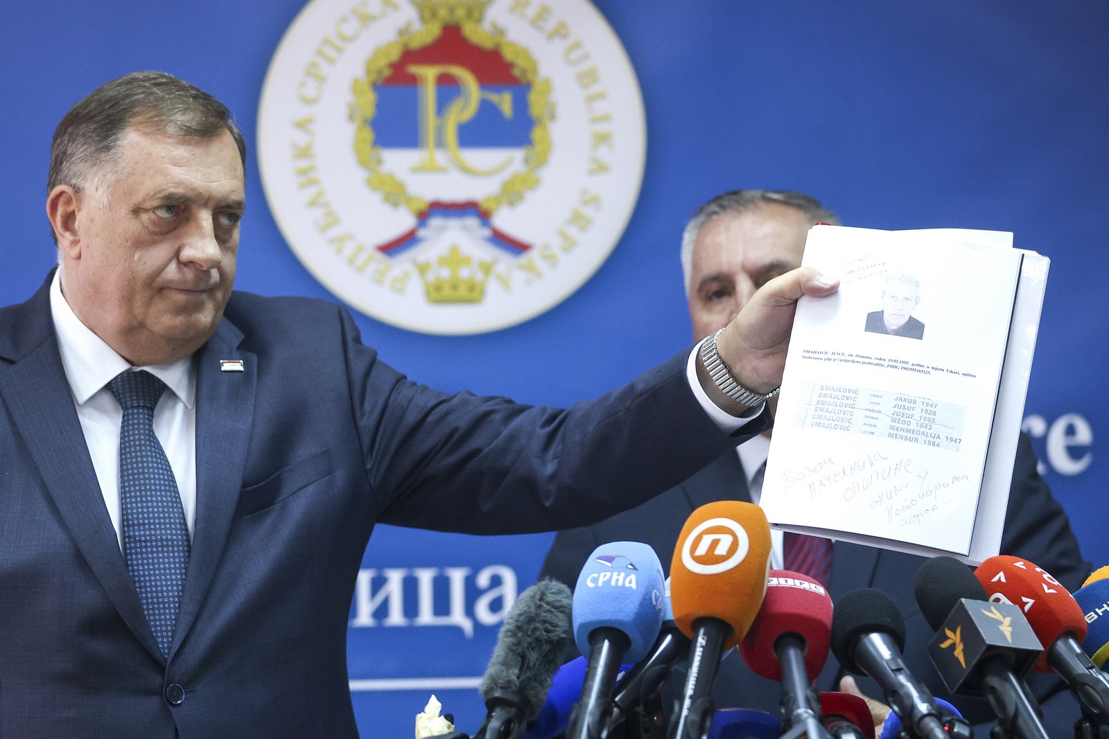 Ο Σερβοβόσνιος ηγέτης Μίλοραντ Ντόντικ
