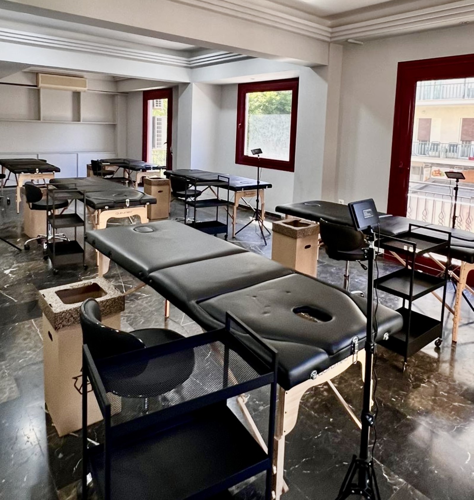 Οι αίθουσες του ATHENS TATTOO ACADEMY