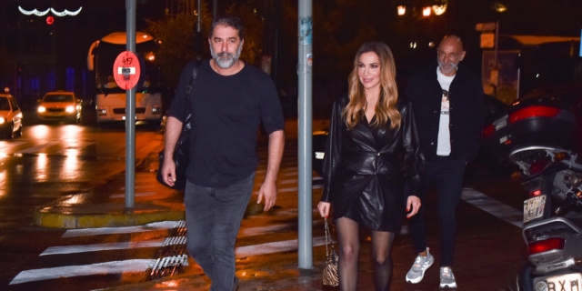 Ο Βασίλης Μπισμπικής και η Δέσποινα Βανδή