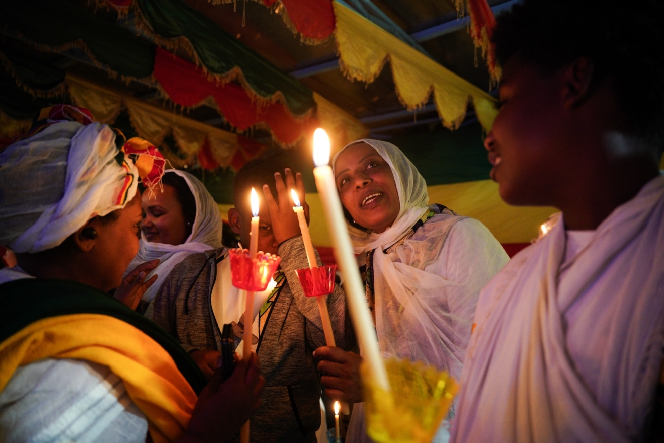 Ανάσταση στην Αιθιοπική Εκκλησία στο Πολύγωνο