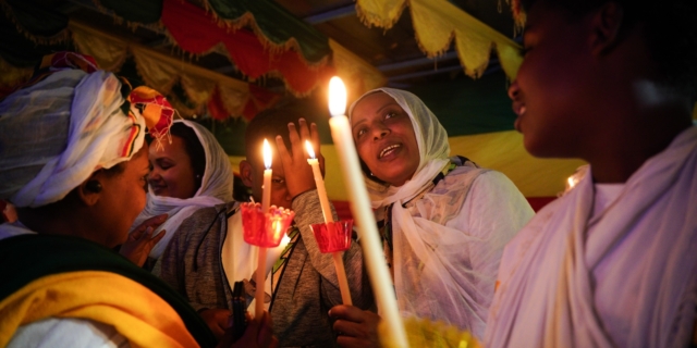 Ανάσταση στην Αιθιοπική Εκκλησία στο Πολύγωνο