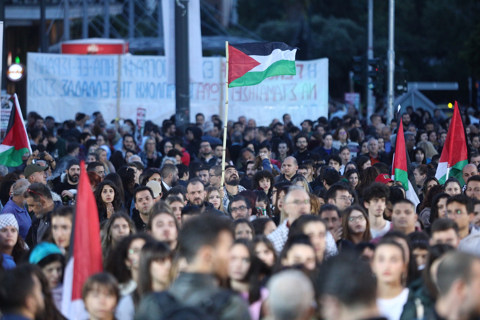 Ολονύχτια διαμαρτυρία φοιτητών στην Αθήνα