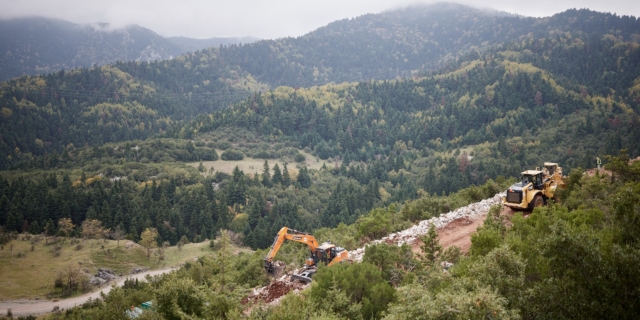 Σε εξέλιξη τα έργα στο Μπράλος – Άμφισσα