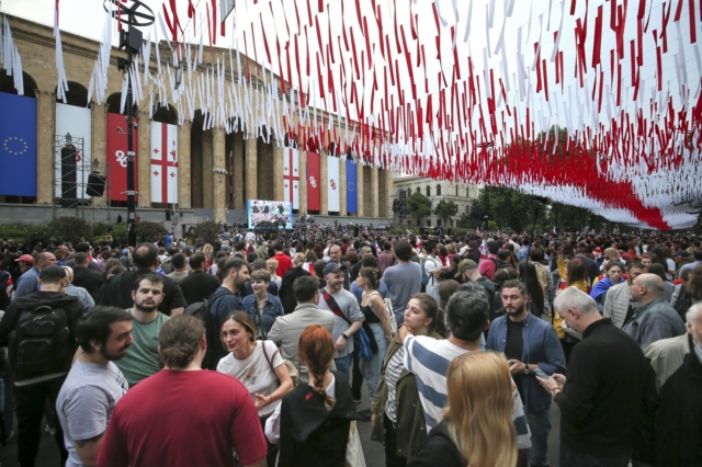 Διαδηλώσεις στη Γεωργία