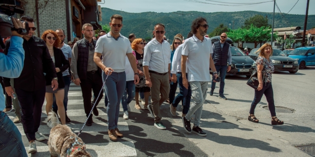Ο Στέφανος Κασσελάκης στην Ηγουμενίτσα