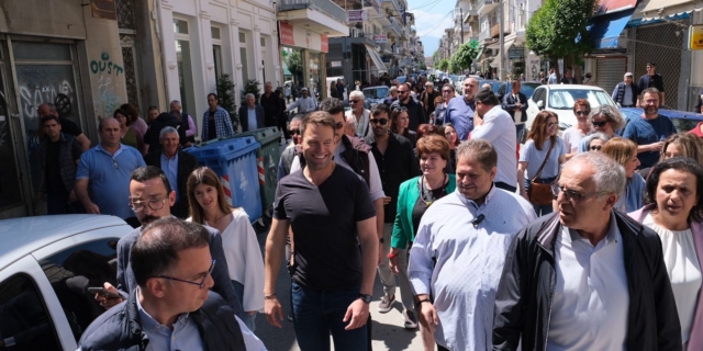 ΕΠΙΣΚΕΨΗ ΤΟΥ ΠΡΟΕΔΡΟΥ ΤΟΥ ΣΥΡΙΖΑ-ΠΣ ΣΤΕΦΑΝΟΥ ΚΑΣΣΕΛΑΚΗ ΣΤΗΝ ΚΑΡΔΙΤΣΑ