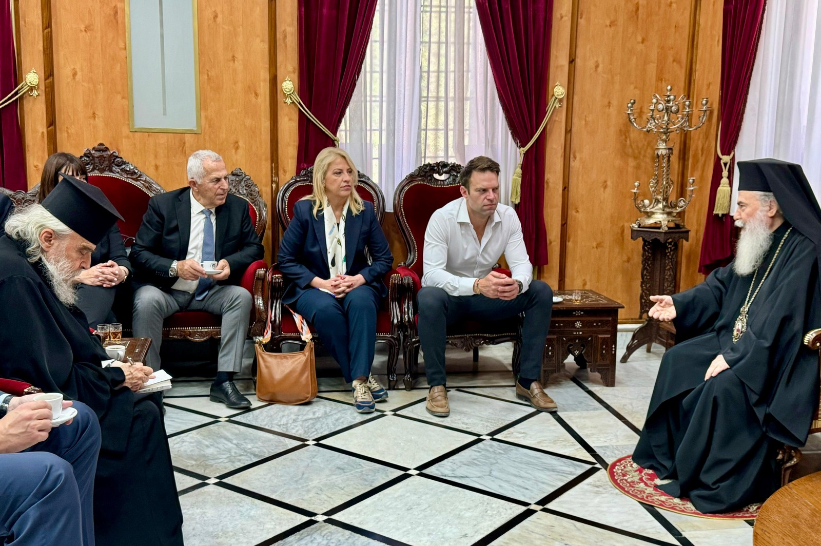 Επίσκεψη Κασσελάκη στο Πατριαρχείο Ιεροσολύμων