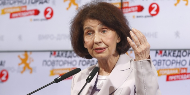 Η νέα πρόεδρος της Βόρειας Μακεδονίας