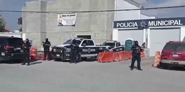 Οι μεξικανικές δυνάμεις ασφαλείας στην Ενσενάδα