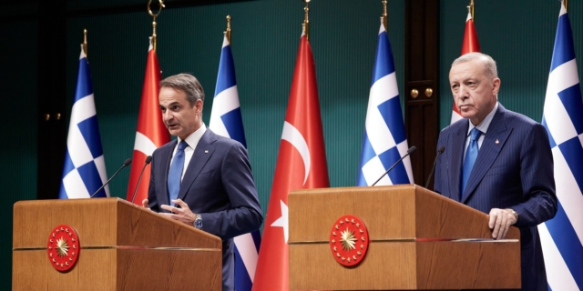 Κυριάκος Μητσοτάκης και Ρετζέπ Ταγίπ Ερντογάν