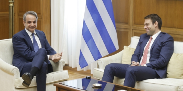Κυριάκος Μητσοτάκης και Στέφανος Κασσελάκης