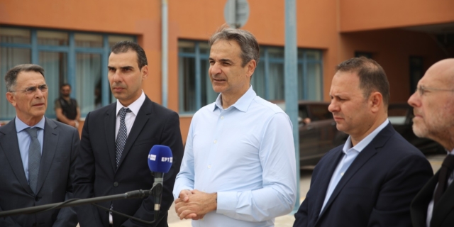 Επίσκεψη του Πρωθυπουργού Κυριάκου Μητσοτάκη στο νοσοκομείο "Αττικόν"