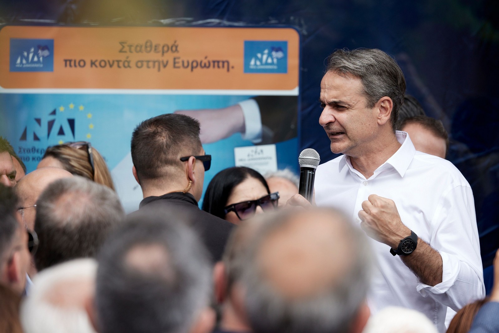 Ο Κυριάκος Μητσοτάκης στην Πάτρα