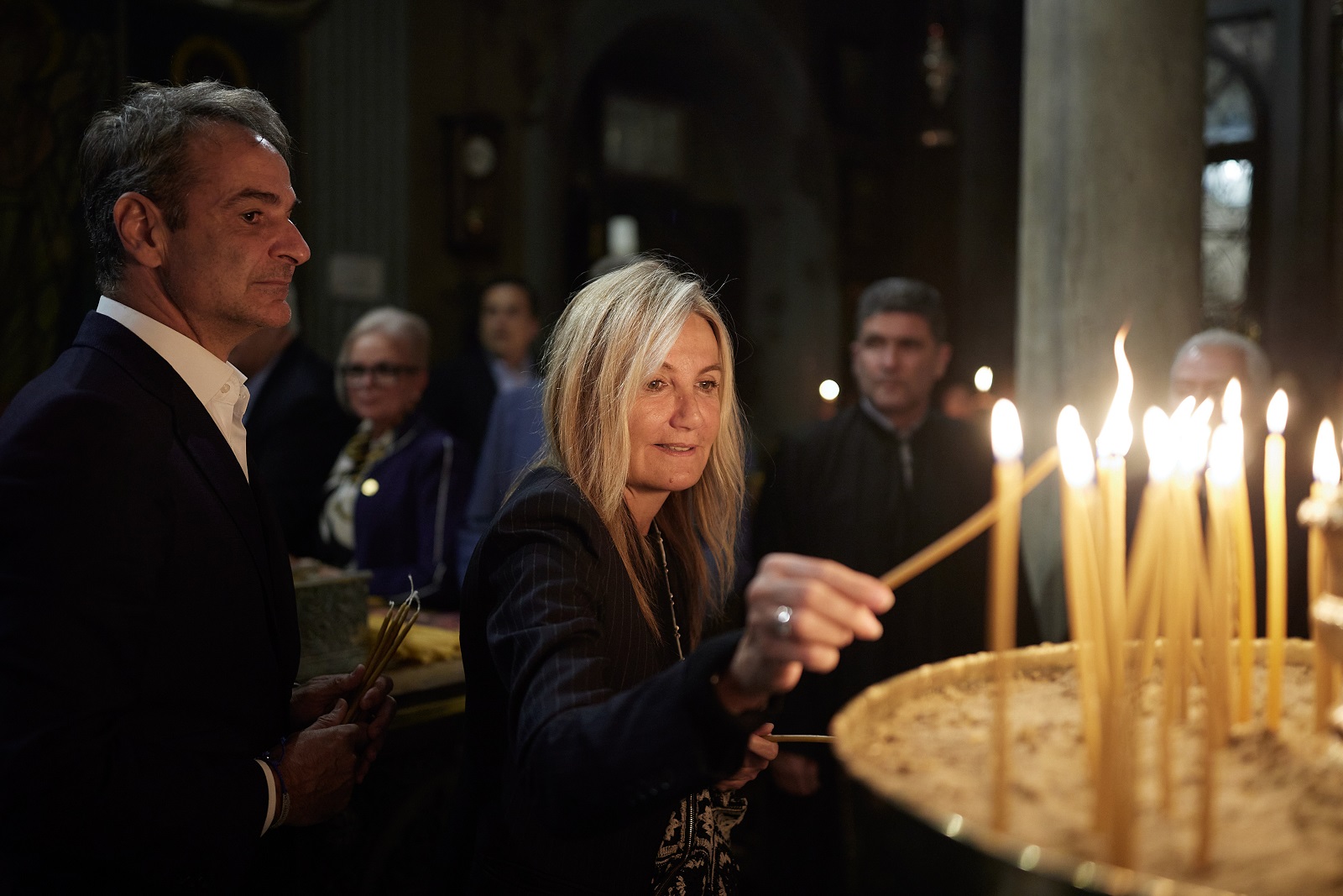 Στην Τήνο ο Κυριάκος Μητσοτάκης