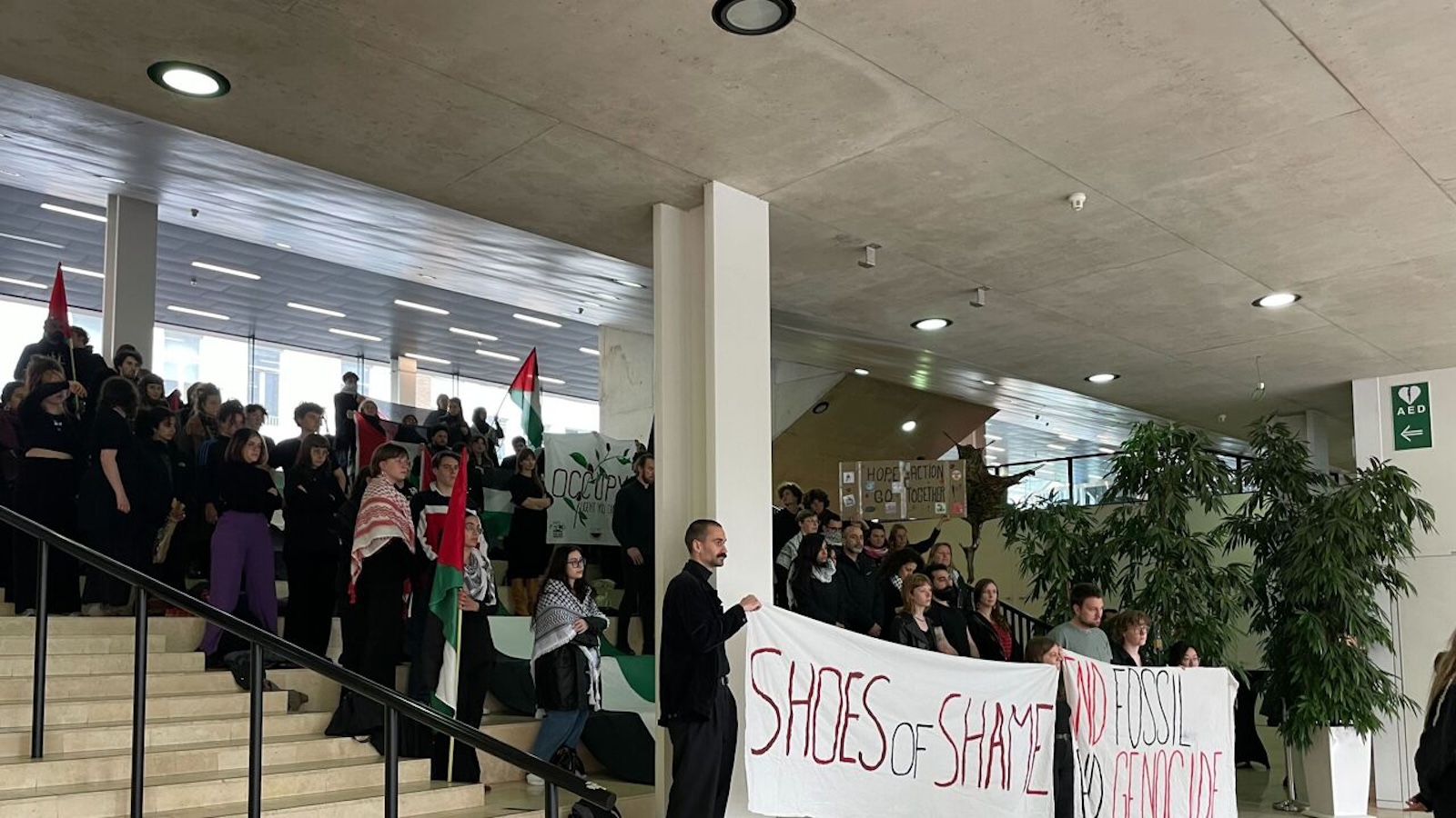 Κατάληψη στο πανεπιστήμιο της Γάνδης