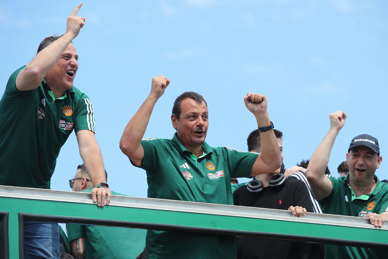 ΑΦΙΞΗ ΤΗΣ ΟΜΑΔΑΣ ΤΟΥ ΠΑΝΑΘΗΝΑΪΚΟΥ ΑΠΟ ΤΟ FINAL 4 ΤΗΣ EUROLEAGUE ΤΟΥ ΒΕΡΟΛΙΝΟΥ