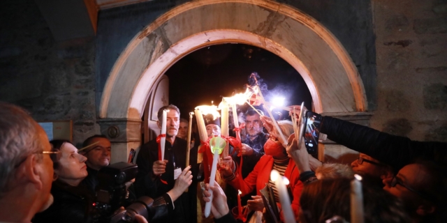 Στο μετόχι του Παναγίου Τάφου στην Πλάκα