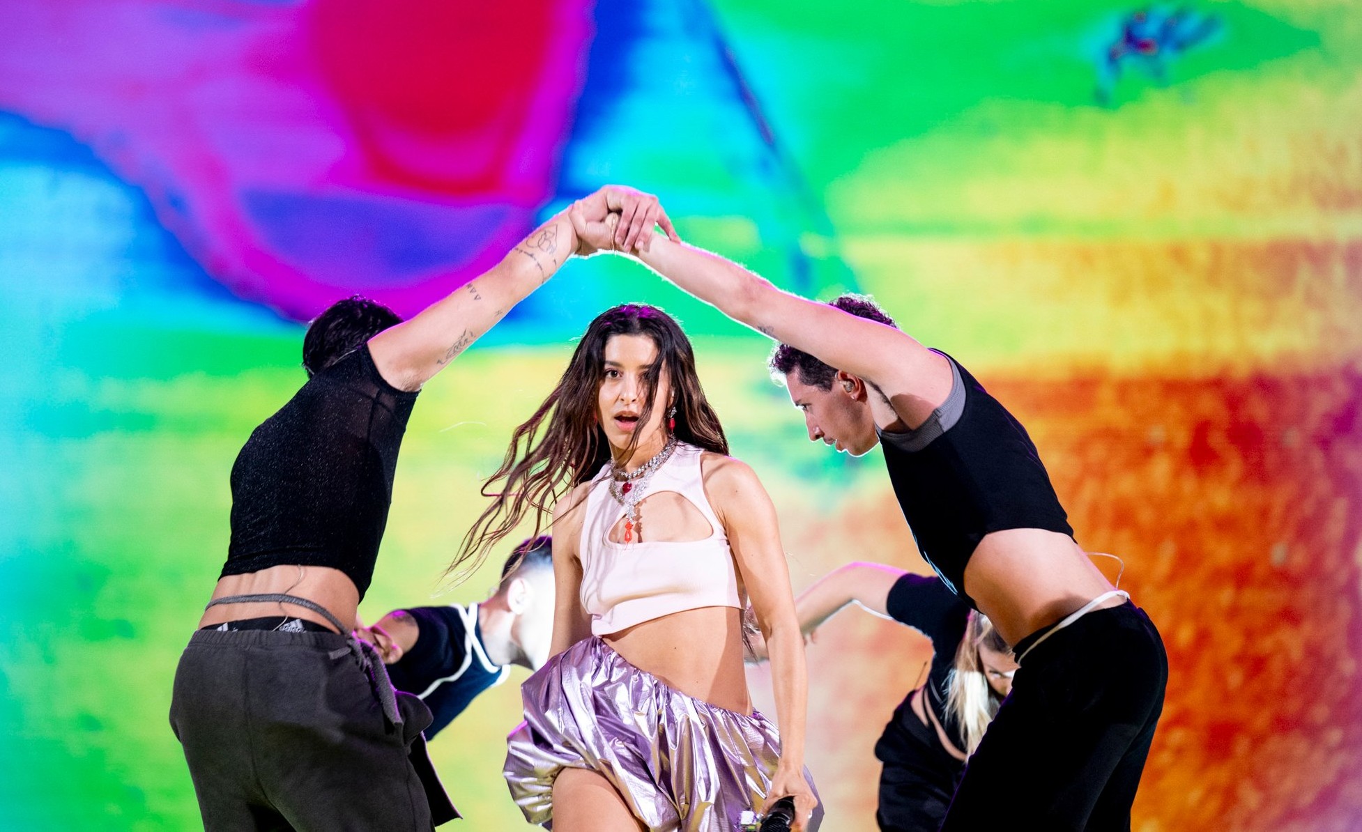 Η Μαρίνα Σάττι στη σκηνή της Eurovision 2024