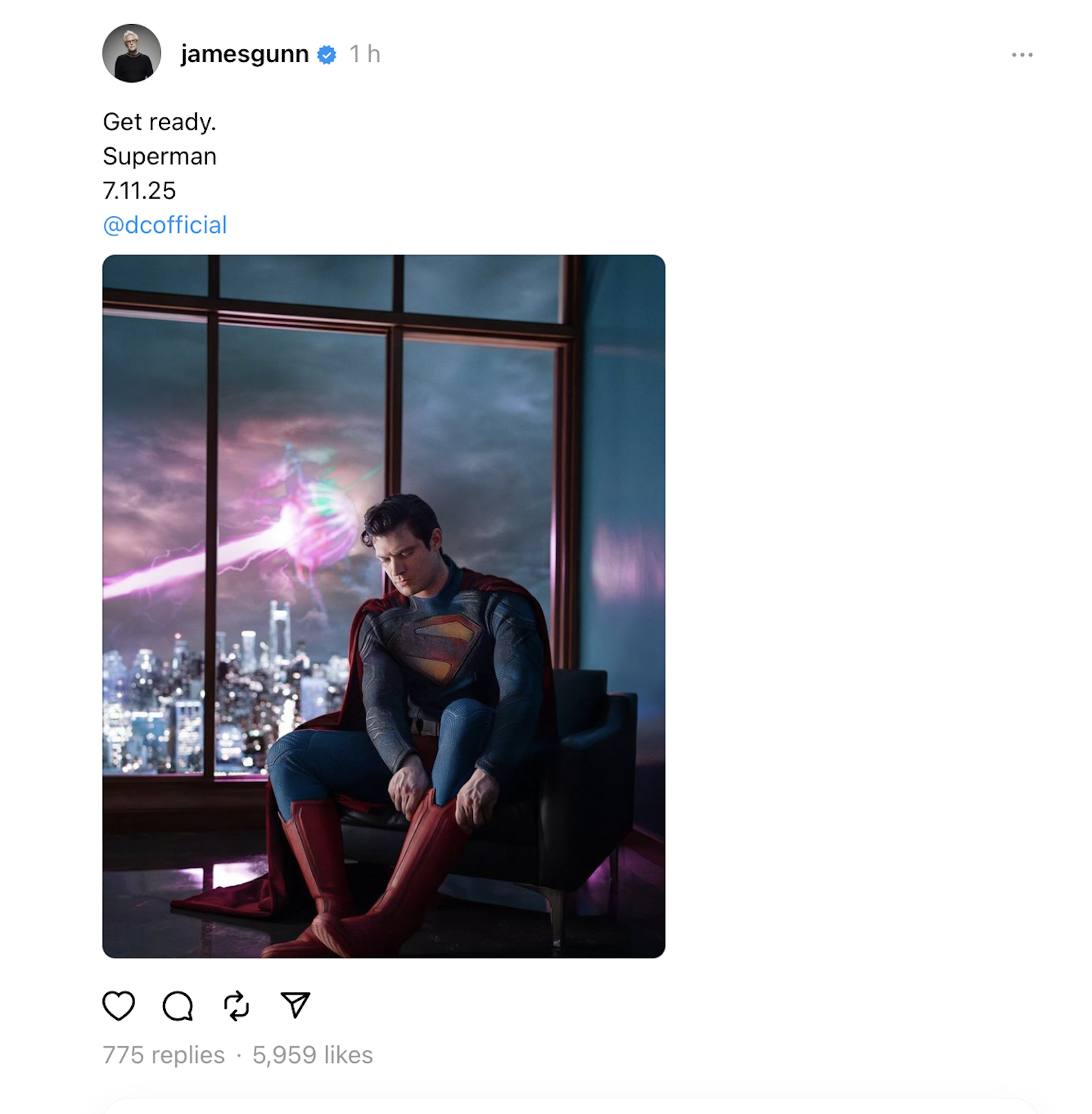 O David Corenswet ως Superman