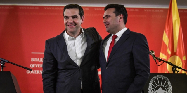 Αλέξης Τσίπρας και Ζόραν Ζάεφ