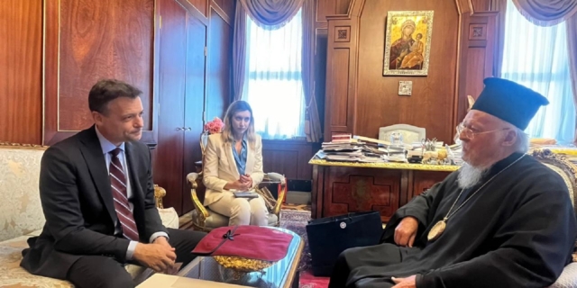 Συνάντηση Χάρη Δούκα με Βαρθολομαίο στο Φανάρι
