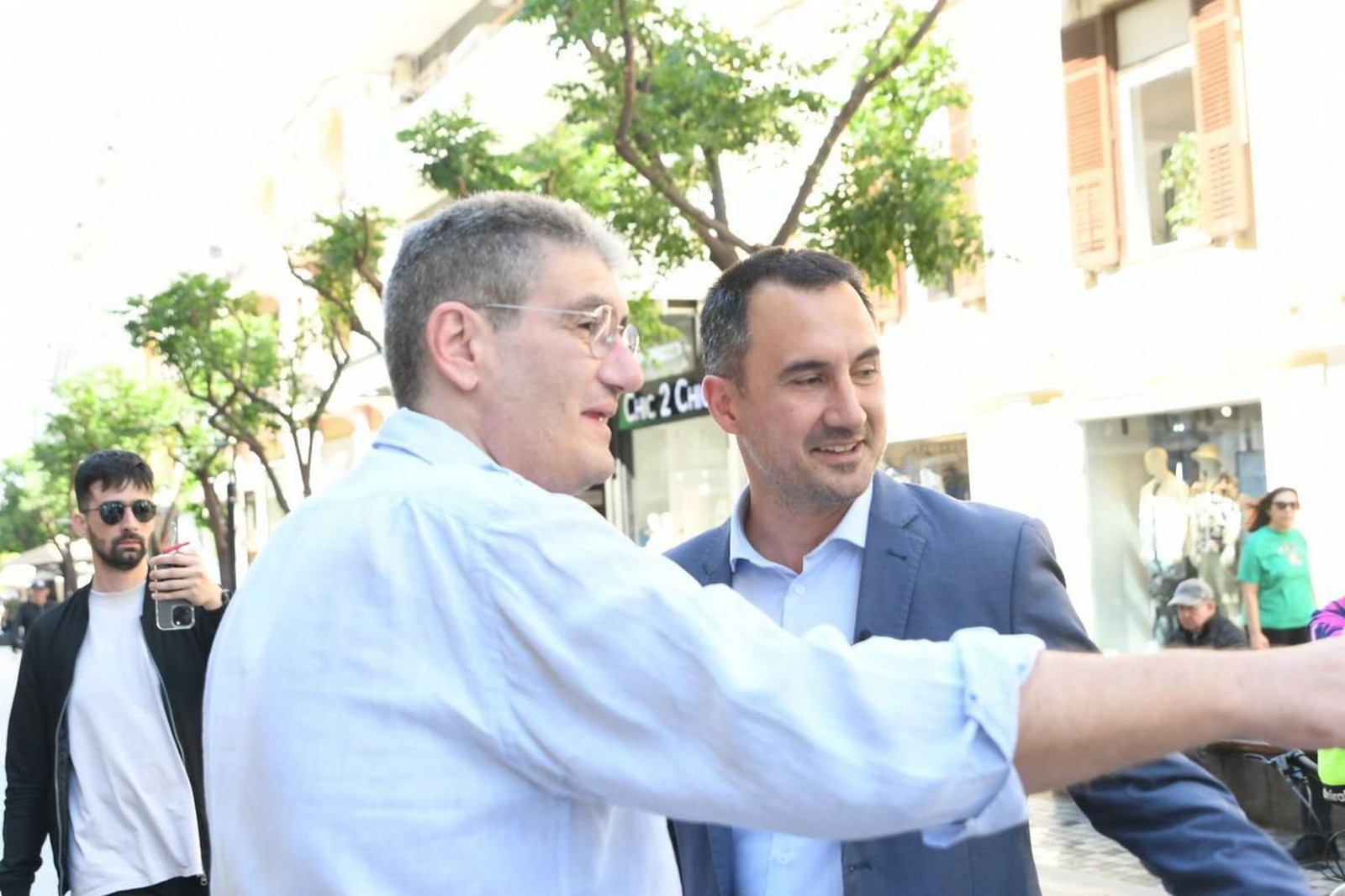 Χρήστος Γιαννούλης και Αλέξης Χαρίτσης