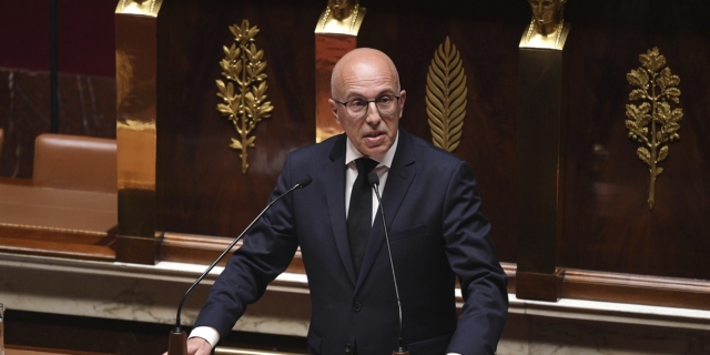 Ο πρόεδρος του γκωλικούς κόμματος, Γαλλία, Ερίκ Σιοτί (φωτογραφία αρχείου)