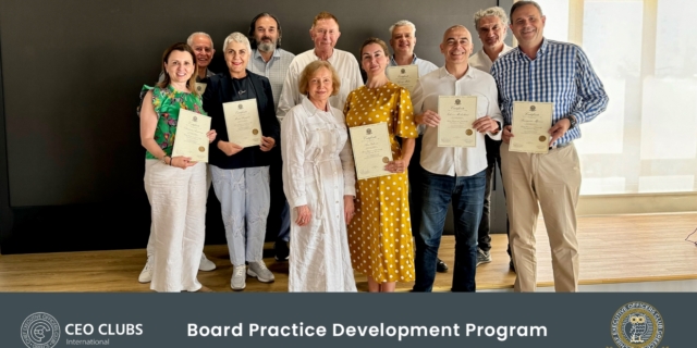 CEO Clubs Greece: Δεύτερη σειρά αποφοίτων από το Board Practice Development Program