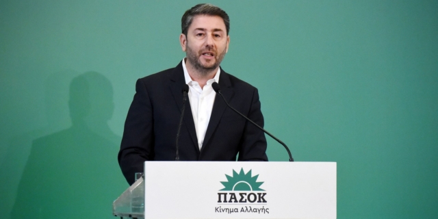 O Νίκος Ανδρουλάκης στην ΚΠΕ του ΠΑΣΟΚ