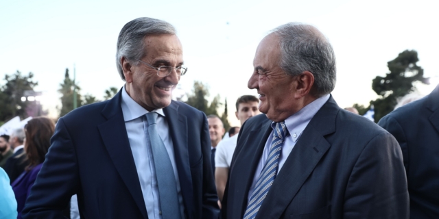 Αντώνης Σαμαράς και Κώστας Καραμανλής
