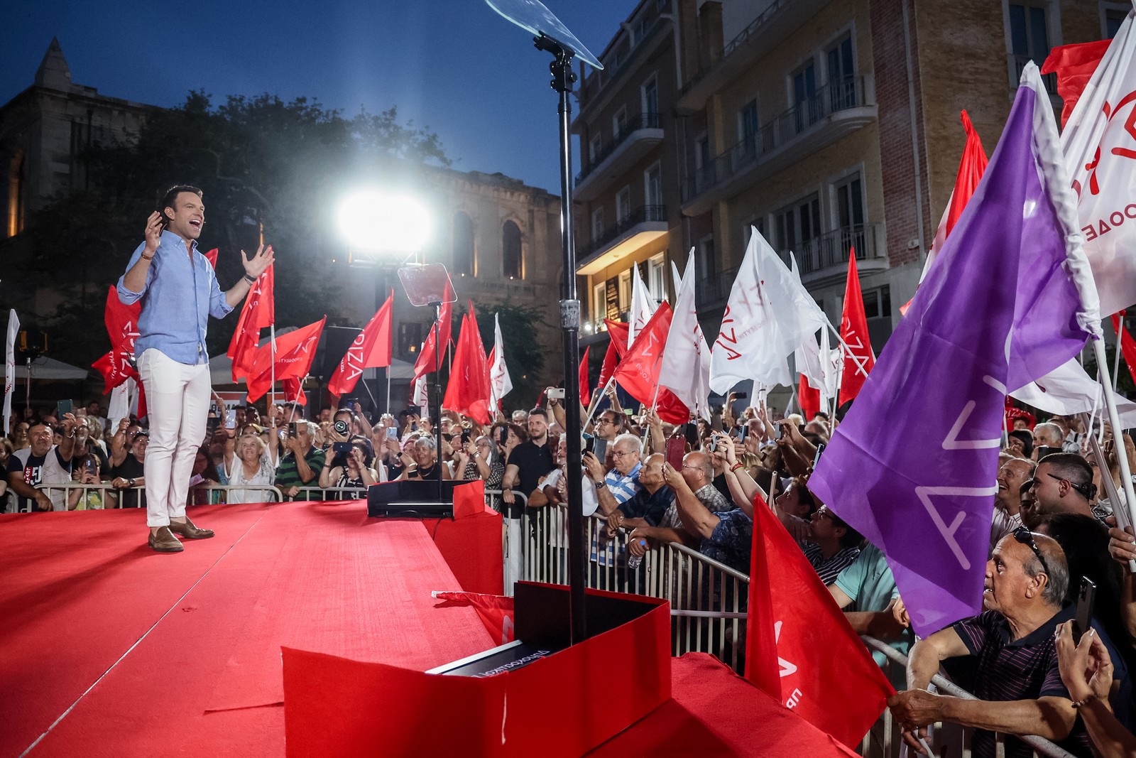 Ομιλία του Στέφανου Κασσελάκη στο Ηράκλειο