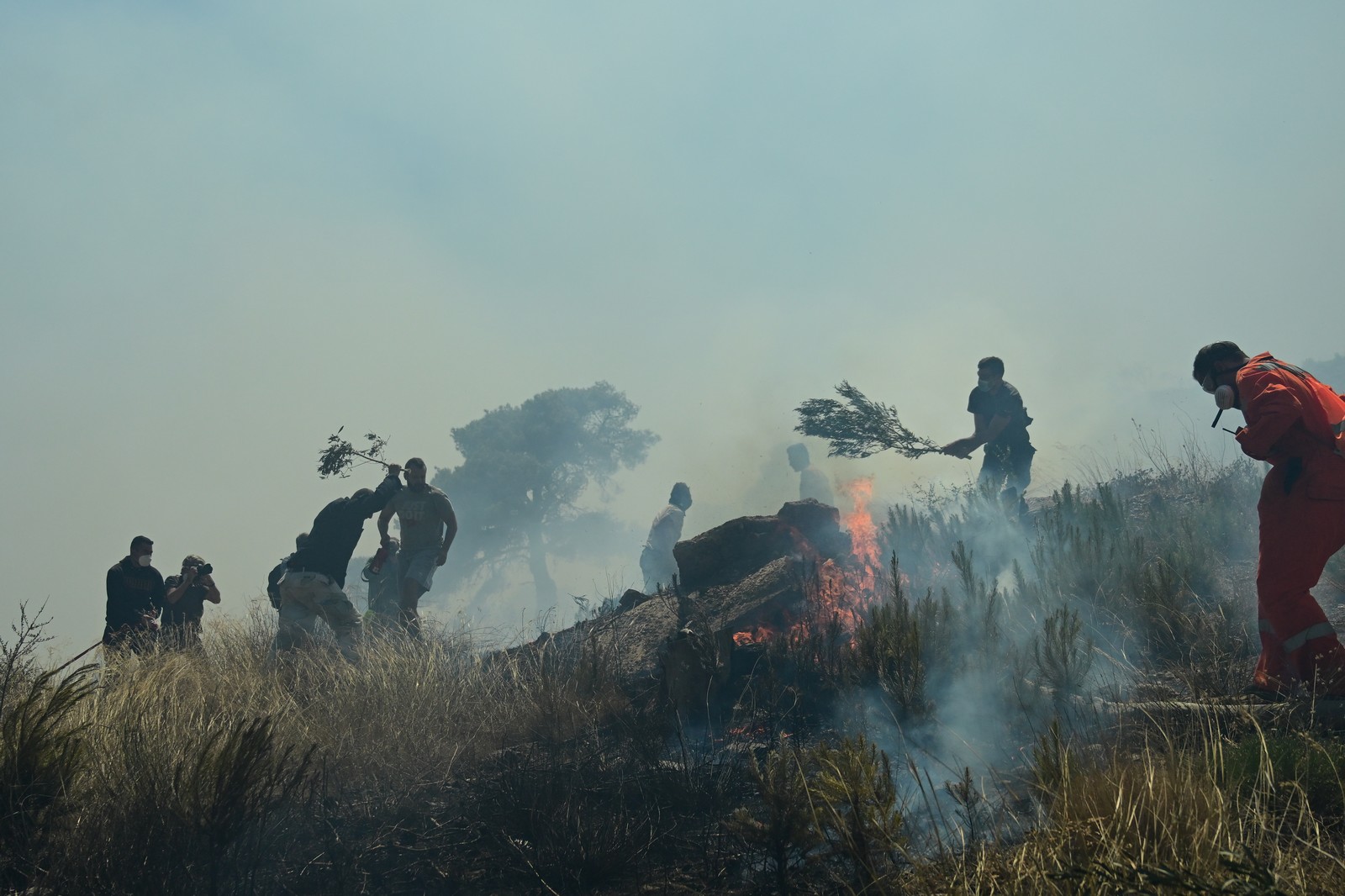 Φωτιά στην Κερατέα