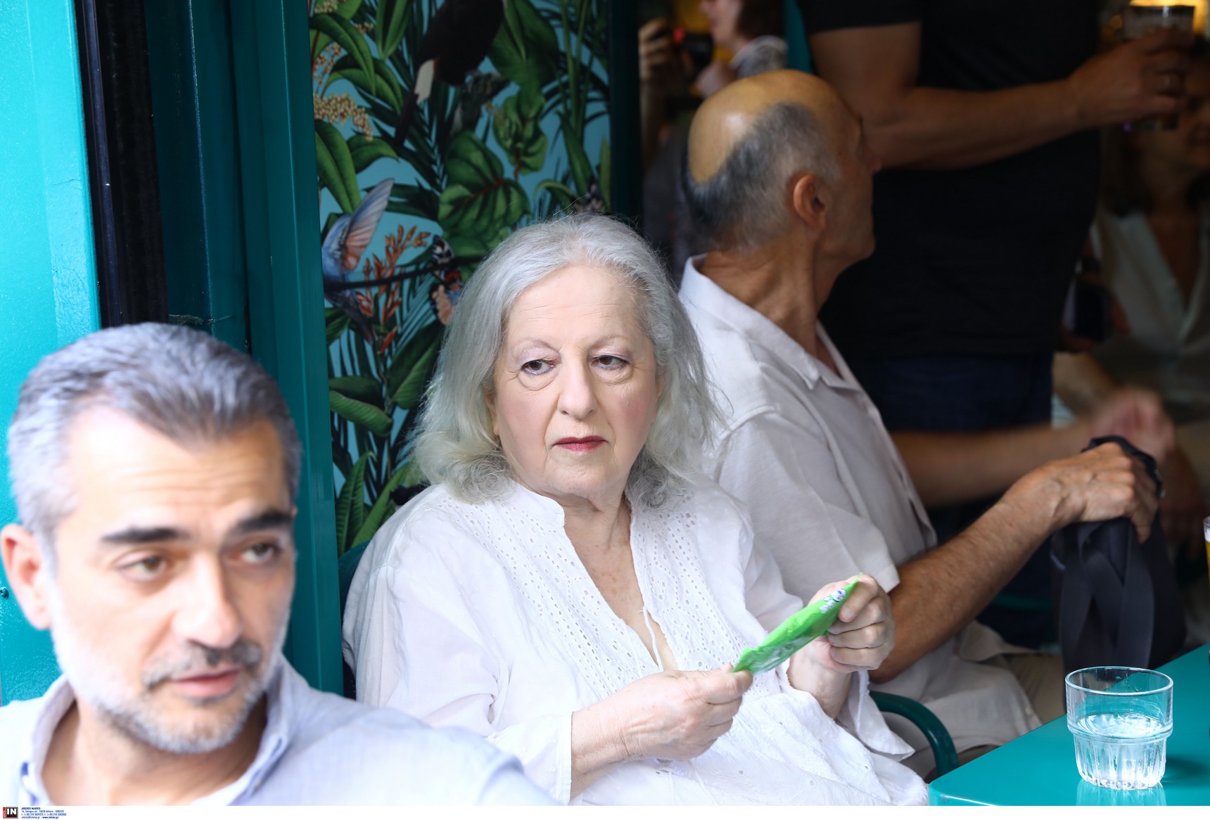 Στιγμές χαλάρωσης με υποψήφιους ευρωβουλευτές, στελέχη του ΚΚΕ, φίλους και συνεργάτες