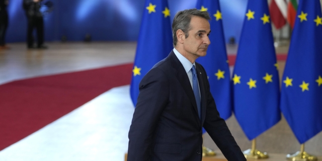 Ο Κυριάκος Μητσοτάκης στις Βρυξέλλες