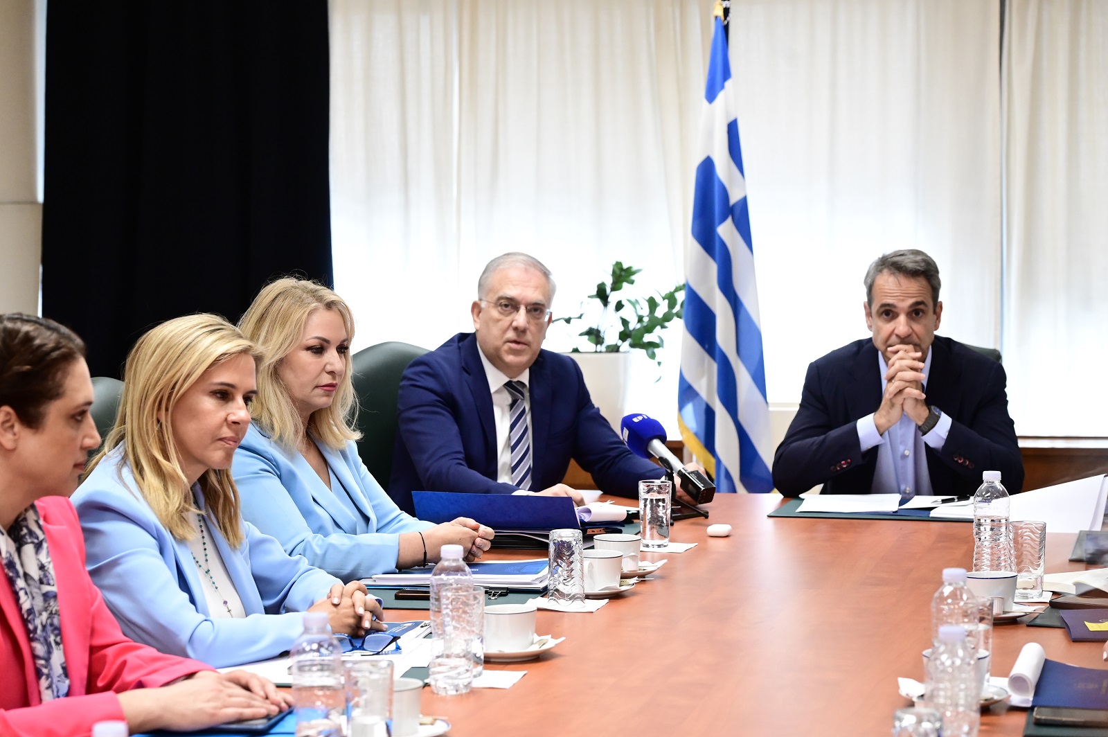 Κυριάκος Μητσοτάκης στο υπουργείο Ανάπτυξης