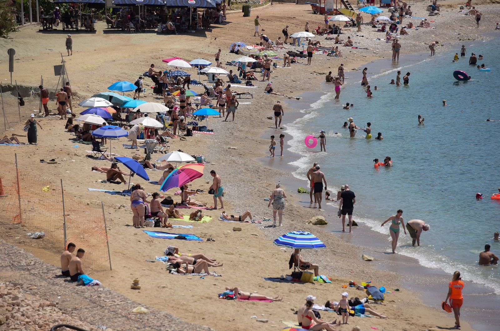 Λουόμενοι στην Αθήνα