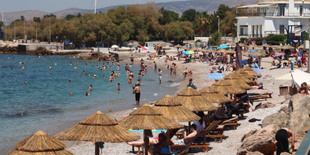 Λουόμενοι στην Αθήνα