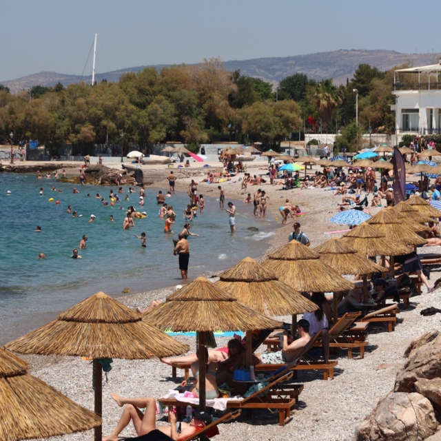Λουόμενοι στην Αθήνα
