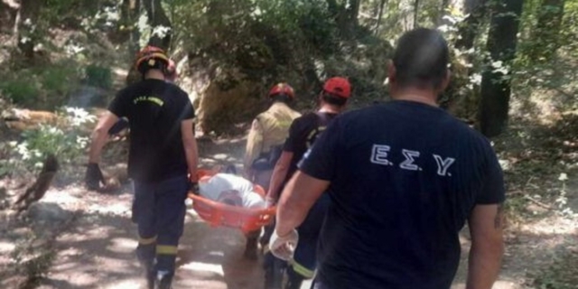 Σάμος: Γερμανίδα τουρίστρια εγκλωβίστηκε σε καταρράκτες
