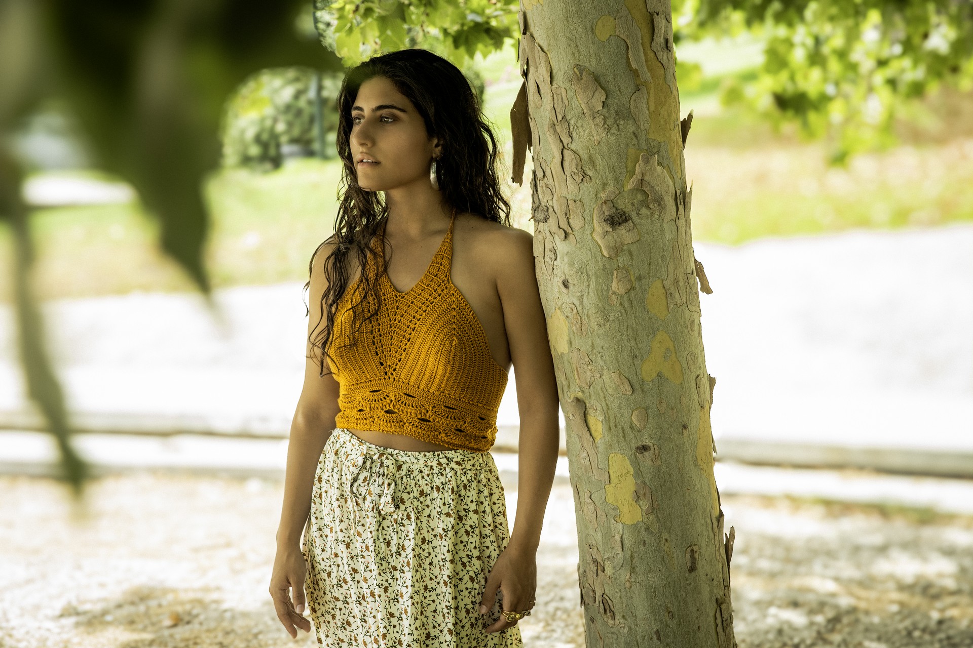 Η Μαρίνα Σπανού στον Κήπο του Μεγάρου Μουσικής