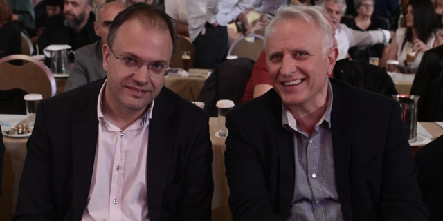 Γιάννης Ραγκούσης και Θανάσης Θεοχαρόπουλος