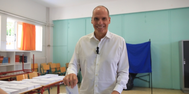 Ψήφισε ο Γιάνης Βαρουφάκης