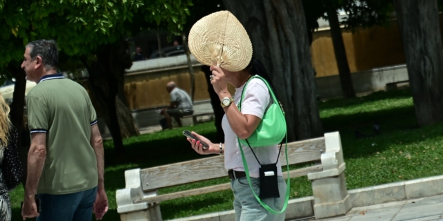 Στιγμιότυπο από το κέντρο της Αθήνας,