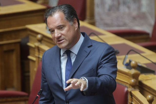 Ο Άδωνις Γεωργιάδης στην Βουλή