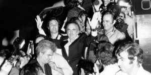 Άφιξη του Ανδρέα Παπανδρέου στην Ελλάδα το 1974