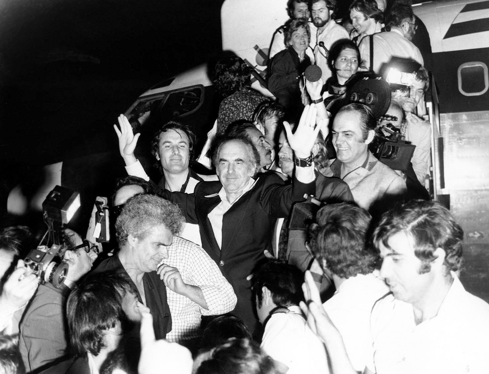 Άφιξη του Ανδρέα Παπανδρέου στην Ελλάδα το 1974