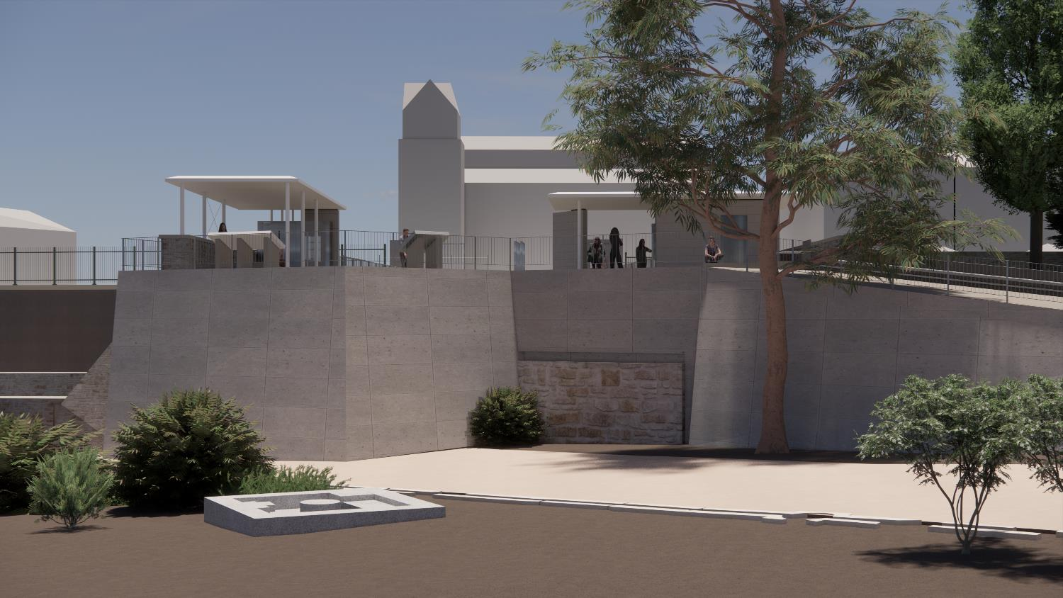 Πρόταση αναδιαμόρφωσης νότιου πλατώματος