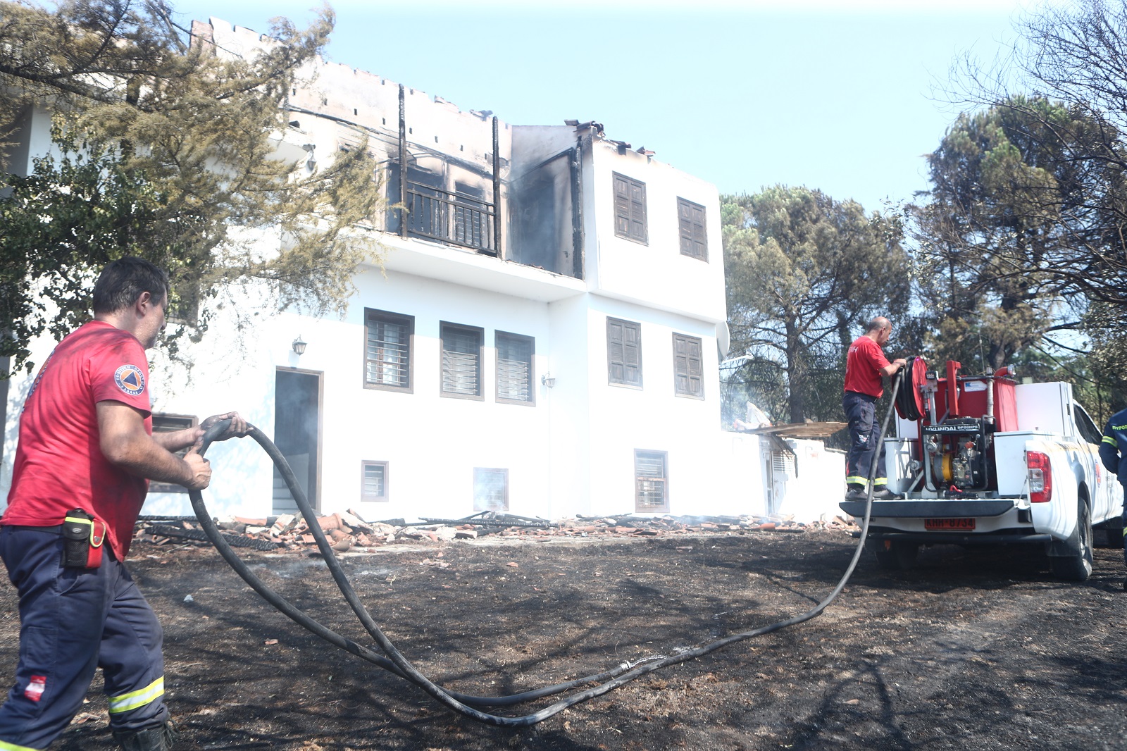 Φωτιά στον Τρίλοφο Θεσσαλονίκης