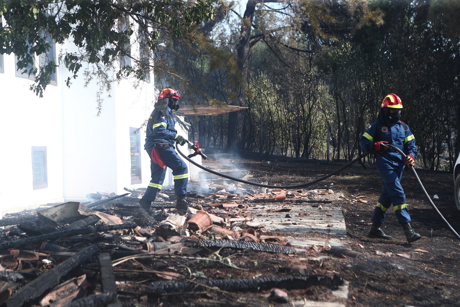 Φωτιά στον Τρίλοφο Θεσσαλονίκης