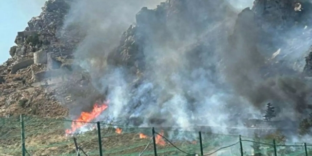 Ηράκλειο: Μεγάλη φωτιά στον προφήτη Ηλία – Μήνυμα από το 112